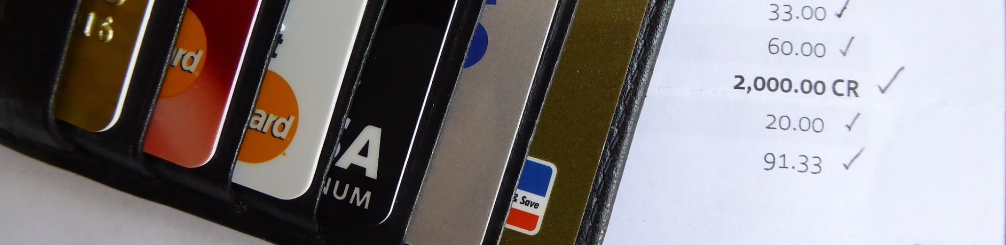 Bank statement and cards